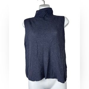 Eileen Fisher mock neck sleeveless sweater size medium (vintage)